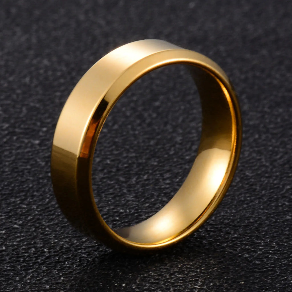 6MM Stainless Steel Couple Rings