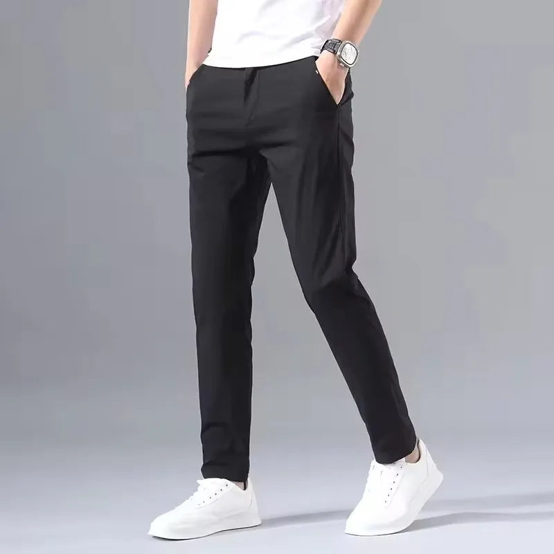 Chic Stretch Cotton Golf Pants