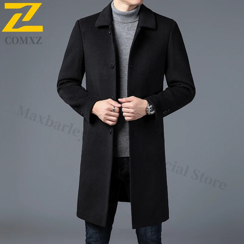 Men's Classic Wool Overcoat 2025