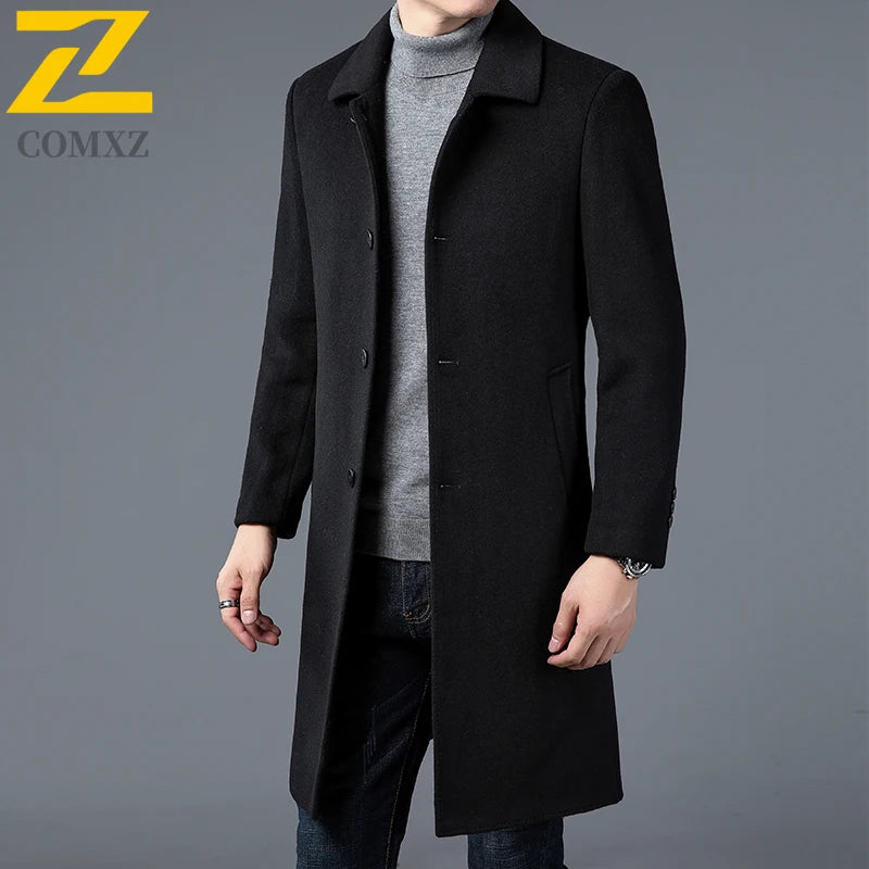 Men's Classic Wool Overcoat 2025