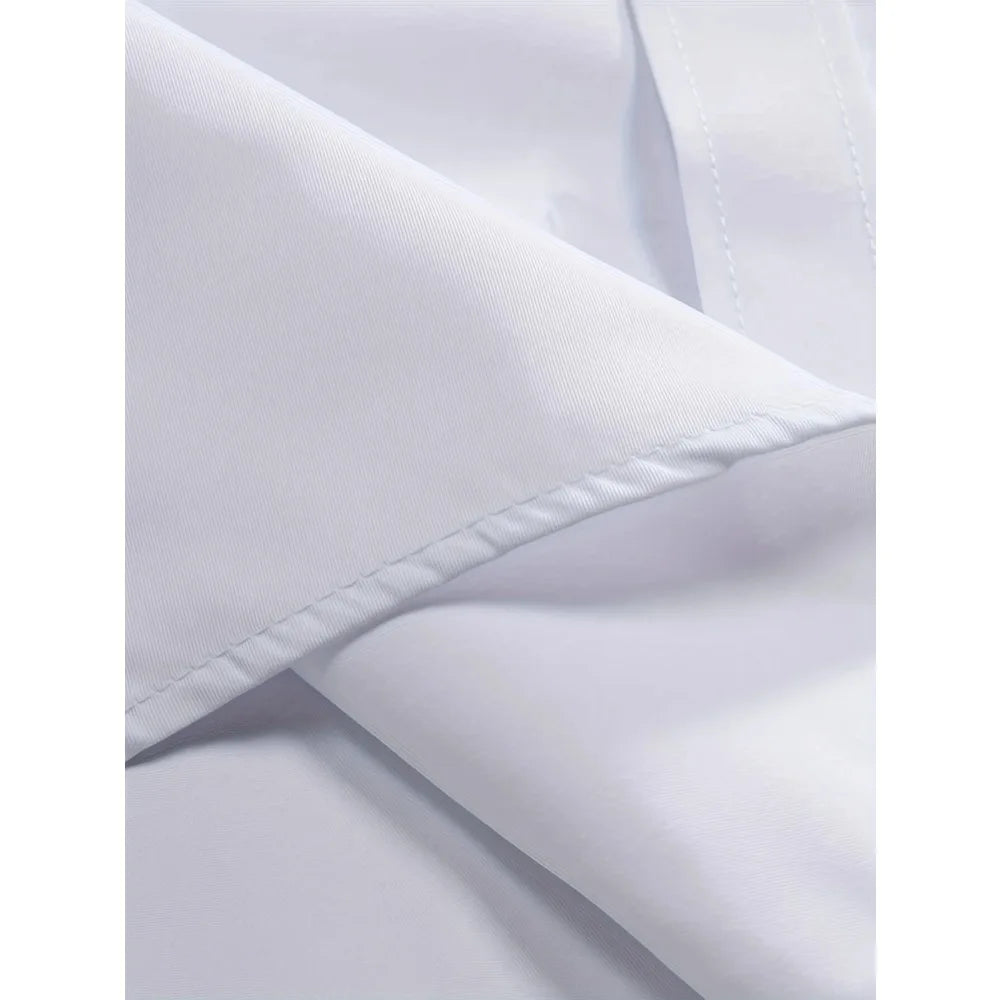 Men's Stylish Solid Long Sleeve Shirt