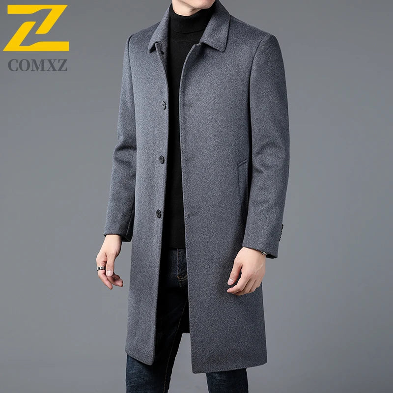 Men's Classic Wool Overcoat 2025