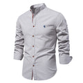 Chic Cotton-Linen Men's Dress Shirt