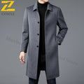 Classic Men's Wool Trench Coat