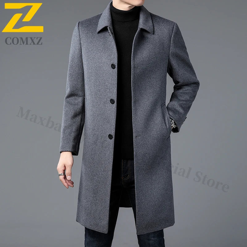 Men's Classic Wool Overcoat 2025