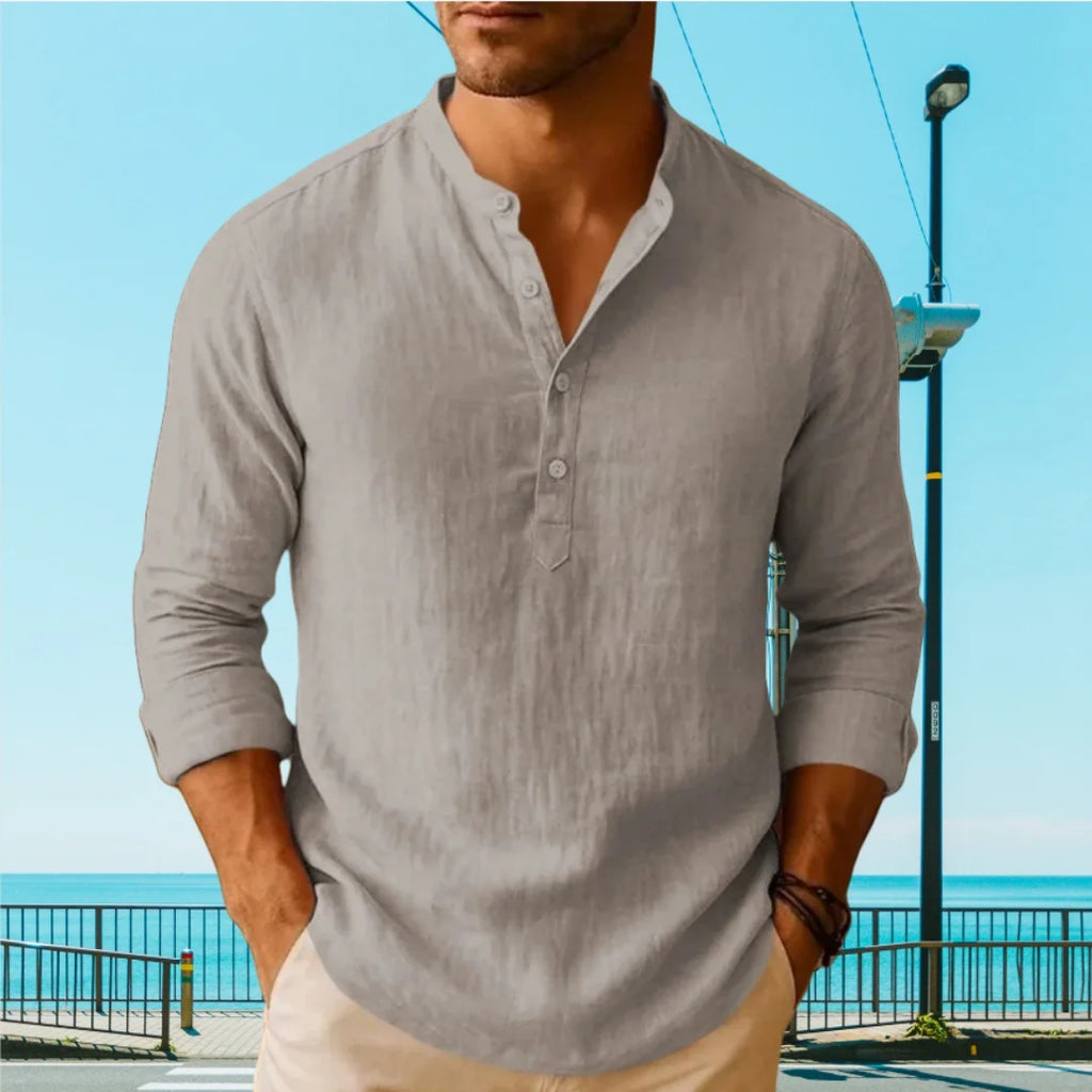 Men's Tropical Breeze Henley Shirt