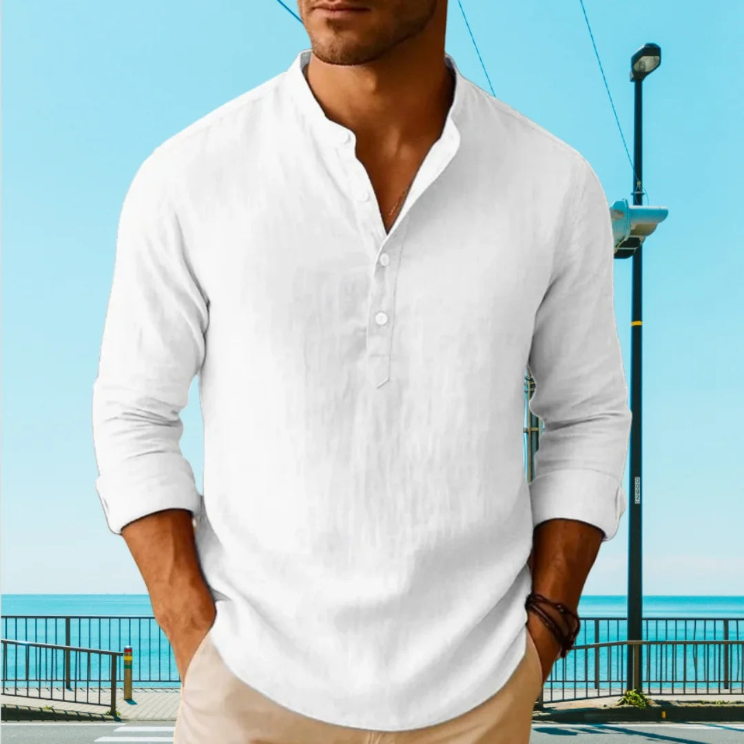 Men's Tropical Breeze Henley Shirt