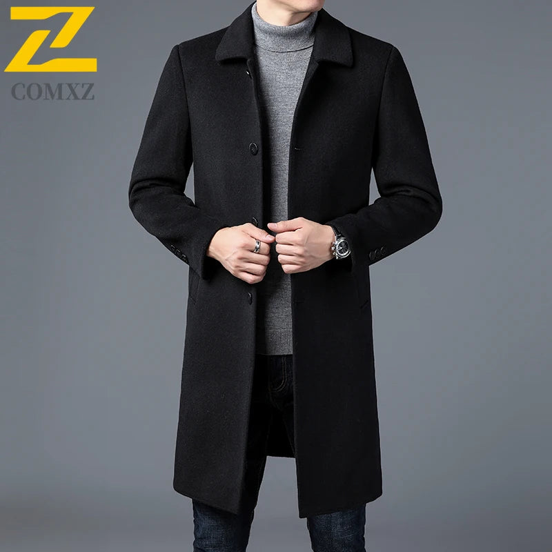 Men's Classic Wool Overcoat 2025